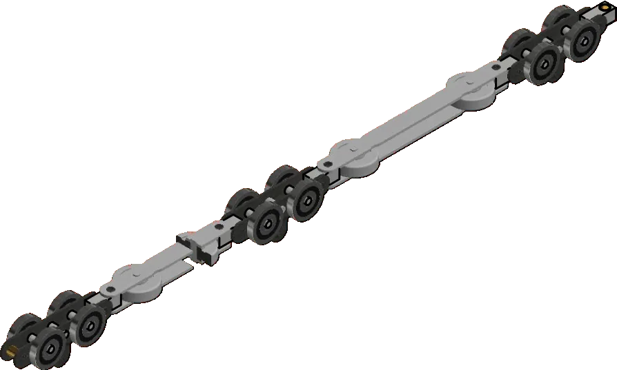 Förderkette, Kardangelenk, Teilung 400 oder 500mm