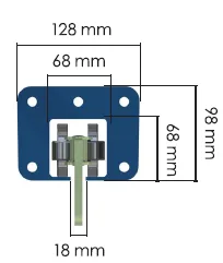 Förderkette, Kardangelenk, Teilung 300, Marke CTAS 2